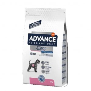ADVANCE VETERINARY DIETS - ATOPIC M/M Advance, Advance Atopic cane, Advance crocchette veterinarie, Pelo del cane, Dermatite atopica cane,