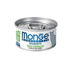 MONGE GATTO MONOPROTEICO Monge, Monge Monoprotein Sfilaccetti Solo Coniglio