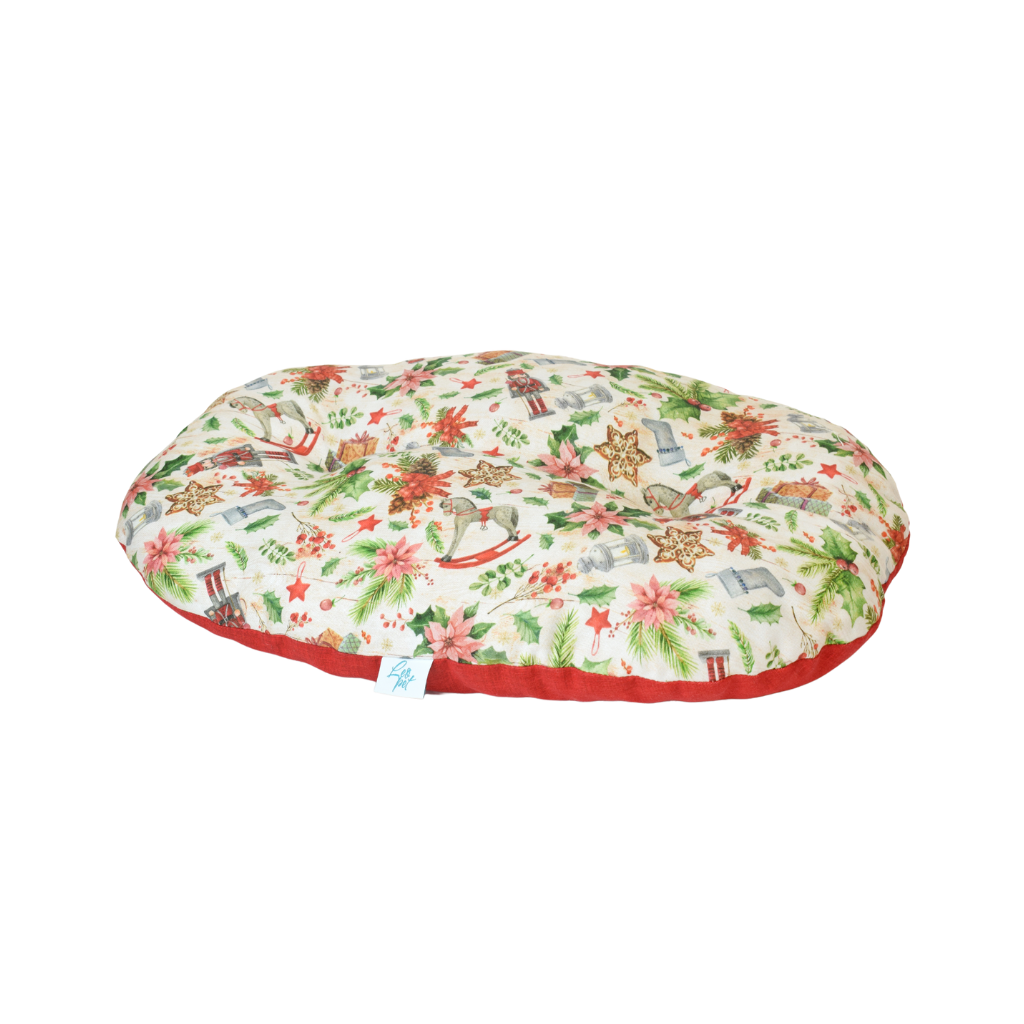 Ygeomer Set 4 Federe Per Cuscino 45x45 Cm, Natalizie Con Fantasie Rustiche - Cotone E Lino, Rosse E Nere, Con Cerniera Invisibile, Decorazione Per Divano E Casa