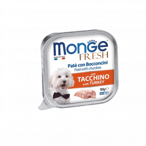 Monge Fresh Adult Tacchino gr.100, bocconcini monge cane,