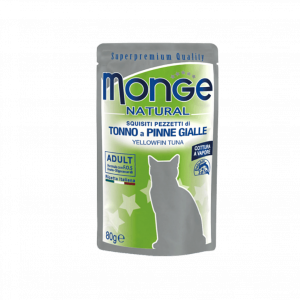 Monge Natural Bustine Tonno Pinne Gialle,