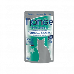 Monge Natural Bustine Tonno con Anatra,