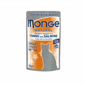 Monge Natural Bustine Tonno con Salmone,