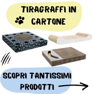 Svelare il segreto di Tiragraffi Capire gli istinti del gatto Sezione Tiragraffi Tavolette in cartone
