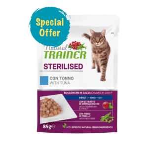 Natural Trainer Adult Sterilised Tonno Promozioni, Natural Trainer,