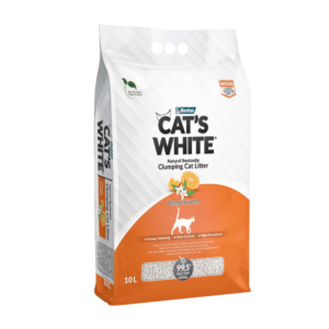 Cats White Orange, Cats White, lettiera agglomerante al profuno d'arancia,