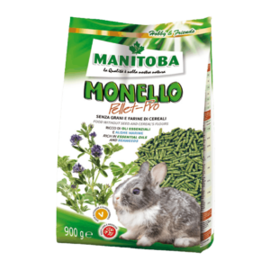Manitoba Monello Pellet Pro, Manitoba, mangime per conigli nani in pellet,