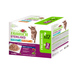 Natural Trainer Multipack Merluzzo-Tacchino 12x85 gr, Natural Trainer,
