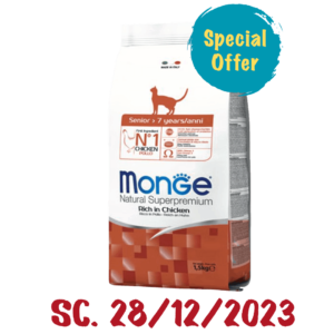 Super Promo - Monge Natural Superpremium Senior Pollo (Scadenza 28-12-23), Monge,