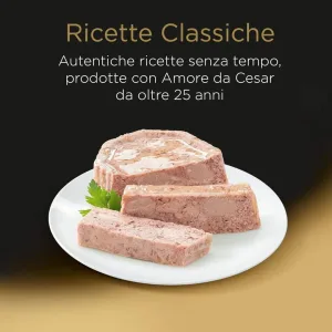 Cesar per cani Ricette Classiche con Vitello e Pollo,