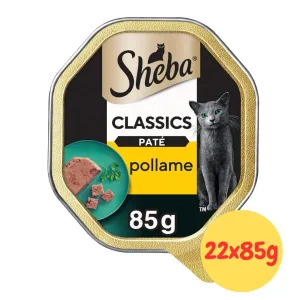 Sheba Gatto Patè Classic Gusto Pollame,