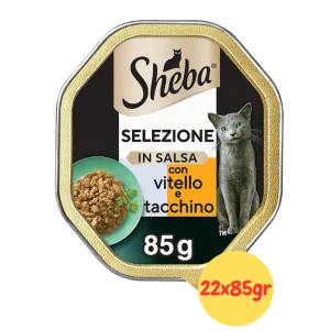 Sheba Selezione in Salsa con Vitello e Tacchino