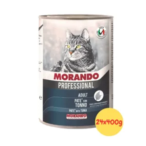 Lattina di patè Morando Professional al tonno per gatti adulti