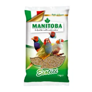 Confezione di semi Manitoba Esotici da 1 kg per uccelli piumati esotici