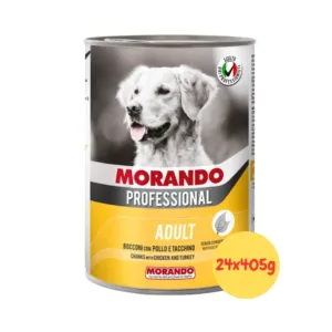 Lattine Morando Professional bocconi con pollo e tacchino per cani