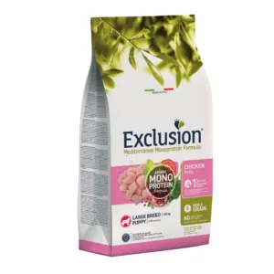 Exclusion Mediterraneo Monoprotein Large Breed Puppy al Pollo