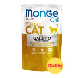 Monge Grill Sterilised Cat Galletto