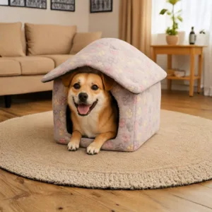 cuccia da interno per cani a casetta