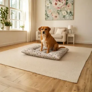cuscino per cani bones and dogs con angoli vivi fantasia pet