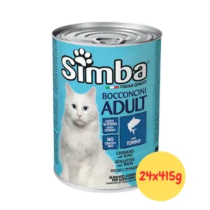 Simba Bocconcini Gatto Umido con Tonno 415g lattine scorta