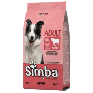 Simba Secco Cane Adult con Manzo sacco da 4kg Monge