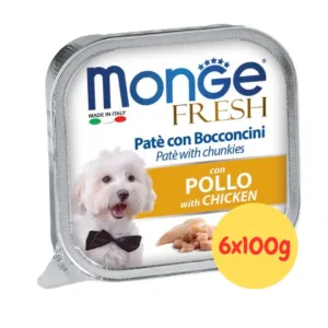 Monge Fresh Adult Pollo 6x100g confezione multipack per cani