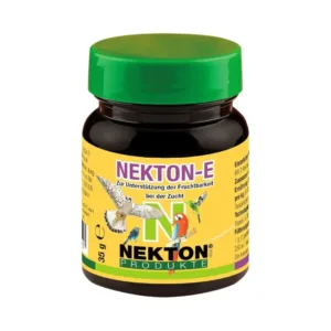 Nekton-E integratore vitaminico per uccelli e rettili flacone da 35 grammi
