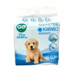 Gd pet Traversine per cani 60x60 confezione da 10 pezzi con cucciolo