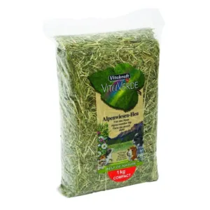 Vitakraft fieno per roditori Vita Verde Alpenwiesen sacchetto compresso da 1kg