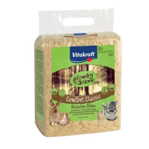 Lettiera in trucioli Vitakraft Country Home pacco da 15 litri per piccoli animali