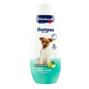 Vitakraft Shampoo Proteine Pelo Corto 250ml flacone mela verde