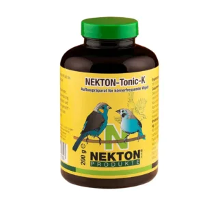 Confezione di NEKTON Tonic-K integratore professionale per uccelli granivori