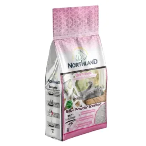 Northland Lettiera per Gatti Bentonite bianca con profumo di talco