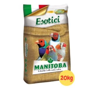 Sacco di mangime Manitoba Miscuglio Esotici da 20kg per uccelli