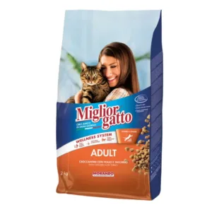 Sacco da 2kg di Miglior Gatto croccantini gusto pollo e tacchino