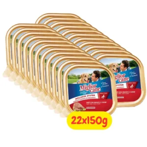 Vassoio multipack di paté Miglior Cane al manzo e cuore per cani