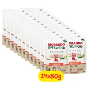 Morando Superpetfood Adult Toy Mousse al salmone confezione multipack
