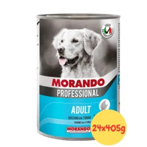 Lattina Morando Professional Adult Bocconi con Tonno con immagine di Golden Retriever