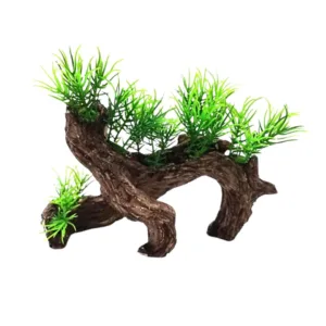 Decorazione Acquario Radice con Piante