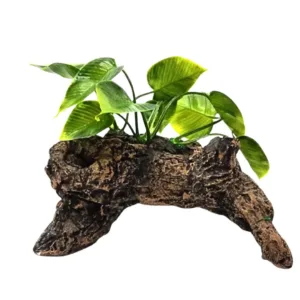 Decorazione Acquario Tronco con Piante