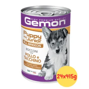 Gemon Puppy Bocconi Pollo e Tacchino