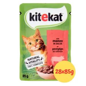 Kitekat Bocconcini in Salsa con Manzo