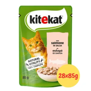 Kitekat gatto adult bocconcini salsa con salmone bustina singola