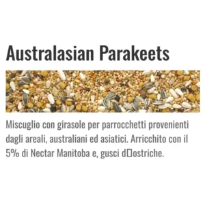 mangime per parrocchetti australiani