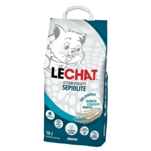 Monge LeChat Lettiera Sepiolite Naturale pacco da 10 litri