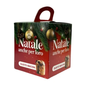 Panettone di Natale per Cani gusto Bacon