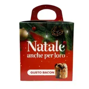 panettone al bacon per cani