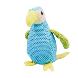 Peluche Cane Sonoro a forma di pappagallo