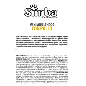 crocchette simba per cani small