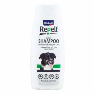 Shampoo antiparassitario per cani